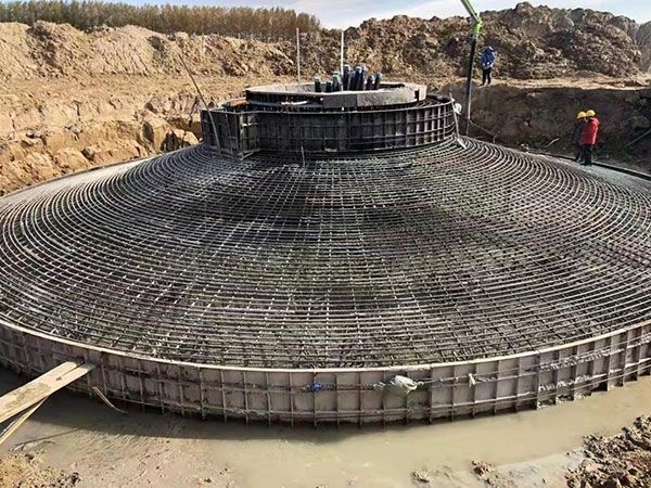 岭县龙凤湖200MW风电制氢示范项目二期道路、风机基础、箱变基础及风机平台施工